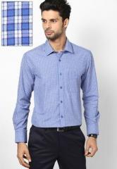 Peter England Blue Formal Shirt men