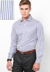 Peter England Blue Slim Fit Shirt men