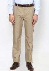 Peter England Khaki Formal Trouser men