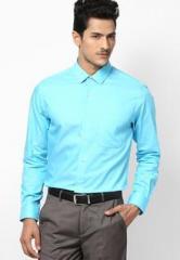 Peter England Light Blue Full Sleeve Formal Shirt men