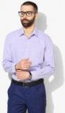 Peter England Purple & White Slim Fit Casual Shirt men