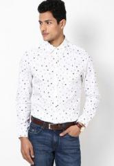 Peter England White Casual Shirt men