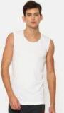 Playboy Men Pack of 3 White Innerwear Vests PBB501W