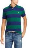 Polo Ralph Lauren Blue Striped Polo Collar T Shirt men