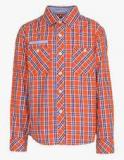 Poppers By Pantaloons Orange Casual Shirt Boys