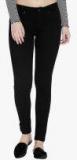 Xpose Black Solid Mid Rise Skinny Fit Jeans Women