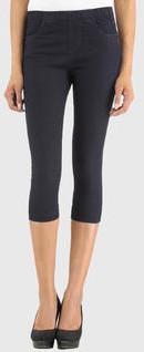 Xpose Blue Solid Capri women