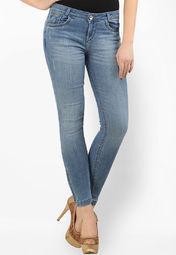 Xpose Blue Washed Jeans Women