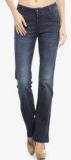 Xpose Blue Washed Mid Rise Regular Fit Jeans women