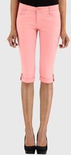 Xpose Peach Solid Capri women