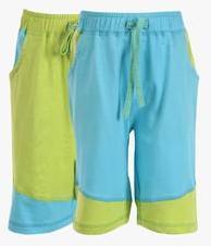 Posh Kids Pack Of 2 Multicoloured Shorts boys