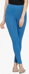 Prettysecrets Blue Solid Leggings women