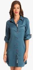 Prettysecrets Blue Solid Sleepwear women