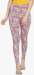 Prettysecrets Multicoloured Printed Leggings women