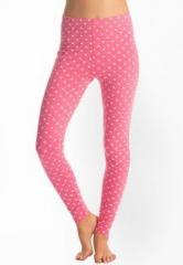 Prettysecrets Pink Printed Legging women