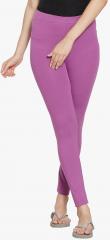 Prettysecrets Purple Solid Leggings women