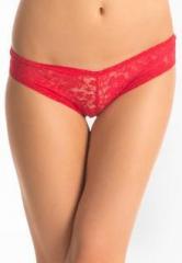 Prettysecrets Red Bridal Lacy Hipster women