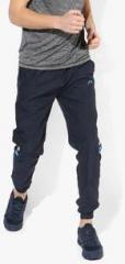 Proline Active Navy Blue Solid Track Pants men