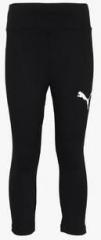 Puma Active Dry Ess 3 4 Black Tights girls