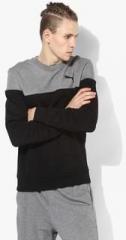 Puma Alpha Block Crew Fl Black Sweatshirt men