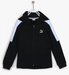 Puma Black Minions Hooded Front Open Jacket boys