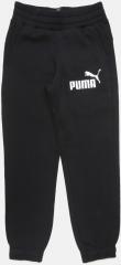 Puma Black Solid Joggers boys