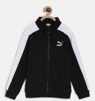 Puma Boys Black Classic T7 Track Sporty Jacket