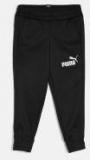 Puma Boys Black Solid Joggers