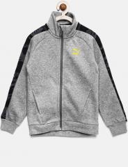 Puma Boys Grey Solid Justice League Jacket