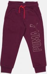 PUMA Girls Purple Style Slim Fit Track Pants