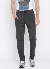 Puma Grey Zippered Jersey Track Pants men