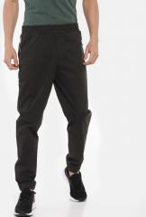 Puma Men Black Solid Regular Fit Athletics Premium Joggers