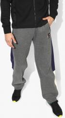 Puma Men Charcoal Grey Panel Heather Sweat Solid Joggers men