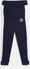 Puma Navy Solid Classic T7 Joggers boys