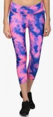 Puma Pink Printed Capris women