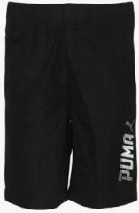 Puma Rebel Woven Black Shorts boys