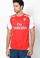 Puma Red Arsenal Round Neck T Shirt men