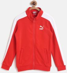 Puma Red Classic T7 Track Jacket boys