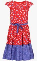 Pumpkin Patch Red Casual Dress girls