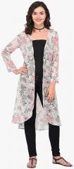 Purys Grey Printed Shrug women