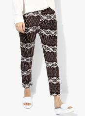 Quittance Brown Printed Leggings women