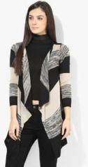 Raindrops Black Printed Shrug women