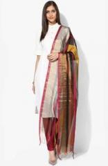 Rangmanch By Pantaloons Multicoloured Printed Chanderi Dupatta women