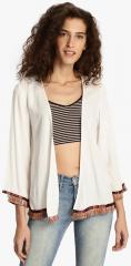 Rare White Solid Shrug women