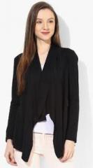 Rattrap Black Solid Shrug women