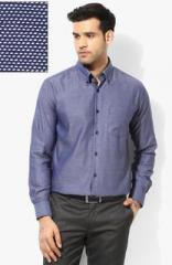 Raymond Blue Regular Fit Formal Shirt men