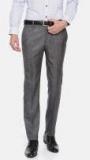 Raymond Men Grey Slim Fit Solid Formal Trousers