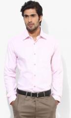 Raymond Pink Solid Slim Fit Formal Shirt men