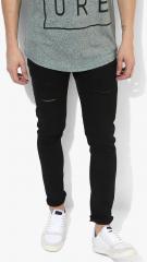 Realm Black Skinny Fit Jeans men