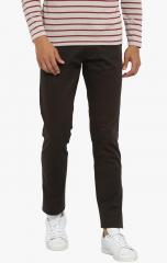 Red Tape Coffee Brown Solid Slim Fit Chinos men